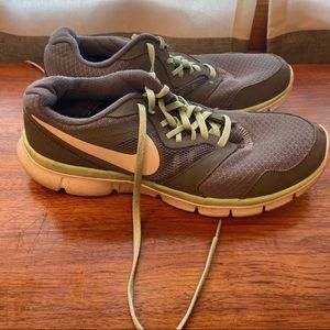 Gray and Mint Nike Running Shoes